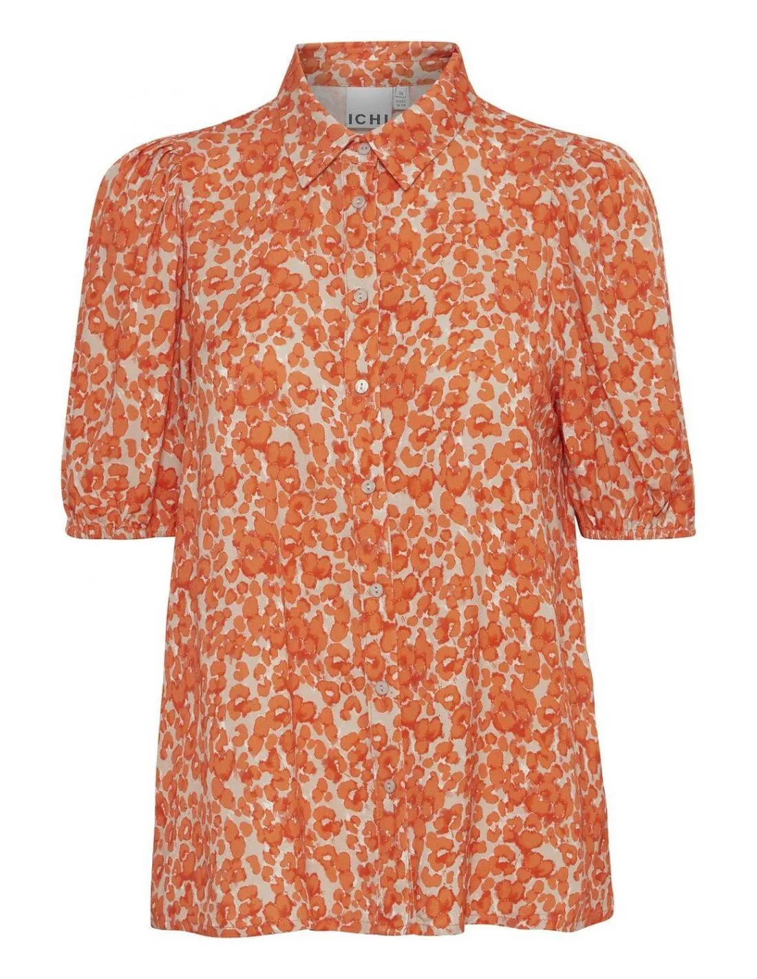 CAMISA DE VESTIR ESTAMPADA ICHI AYA
