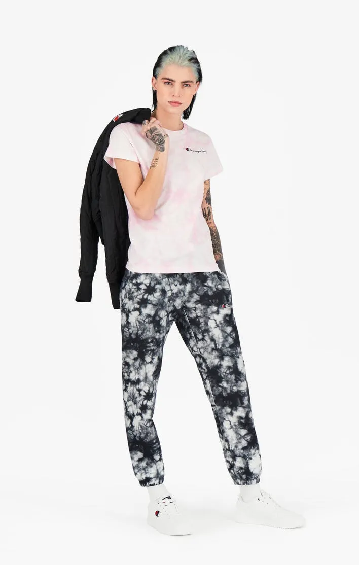 CAMISETA CHAMPION MUJER MANGA CORTA TIE DYE DIGITAL PRINT TSHIRT PINK REF. 113939 ROSA TIE DYE DEGRADADO