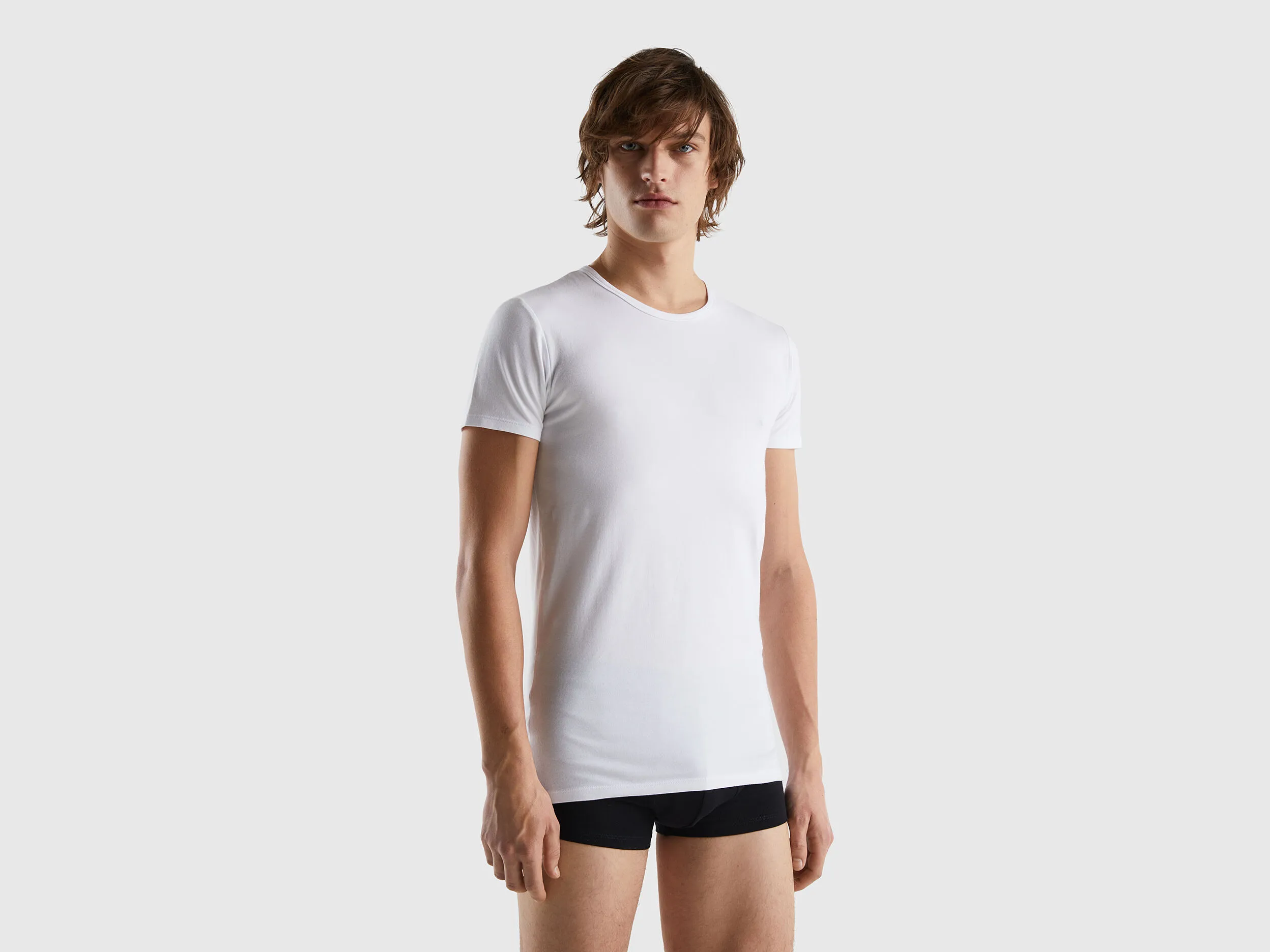 Camiseta de algodón orgánico elástico