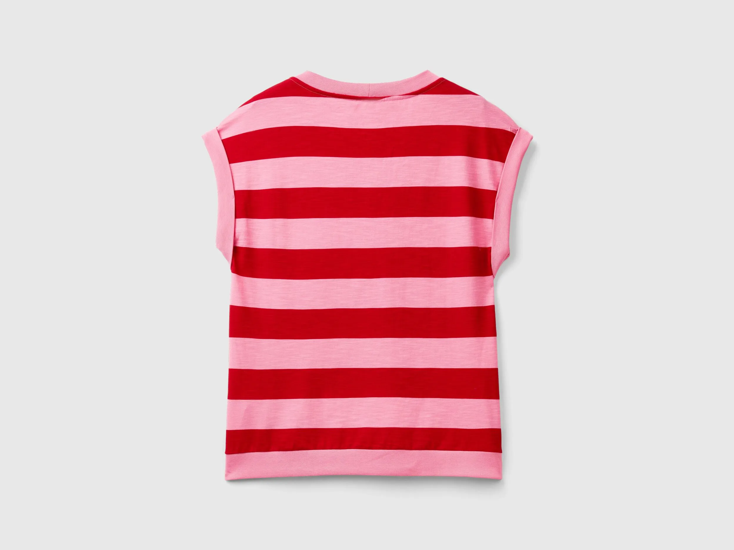 Camiseta de rayas de 100 % algodón