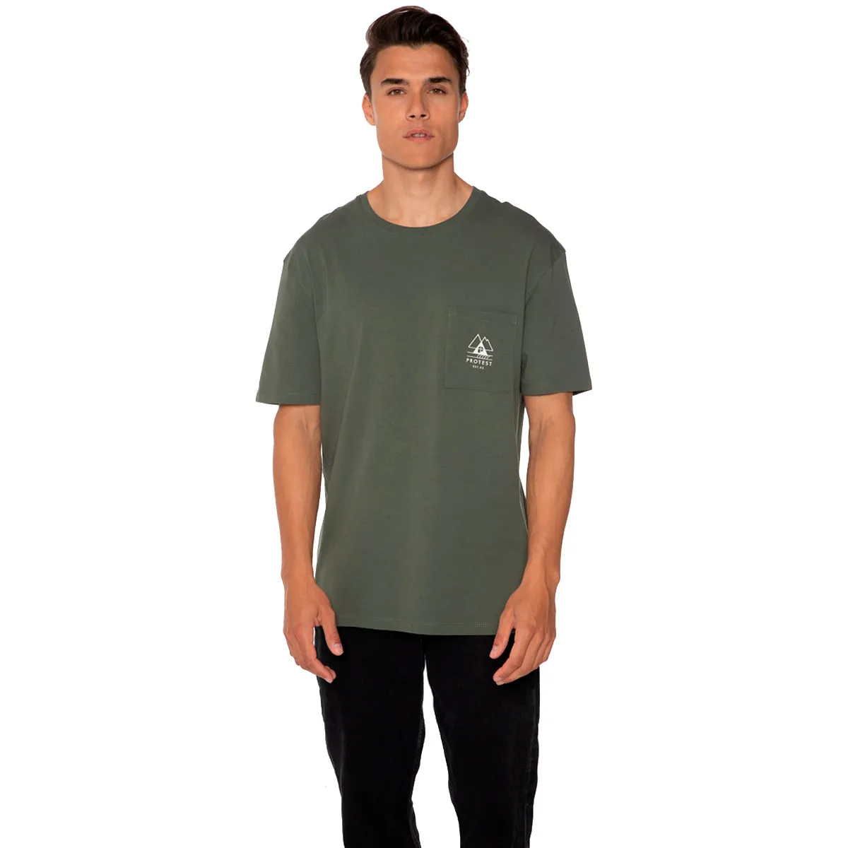 CAMISETA HOMBRE ISIAH TSHIRT PROTEST VERDE
