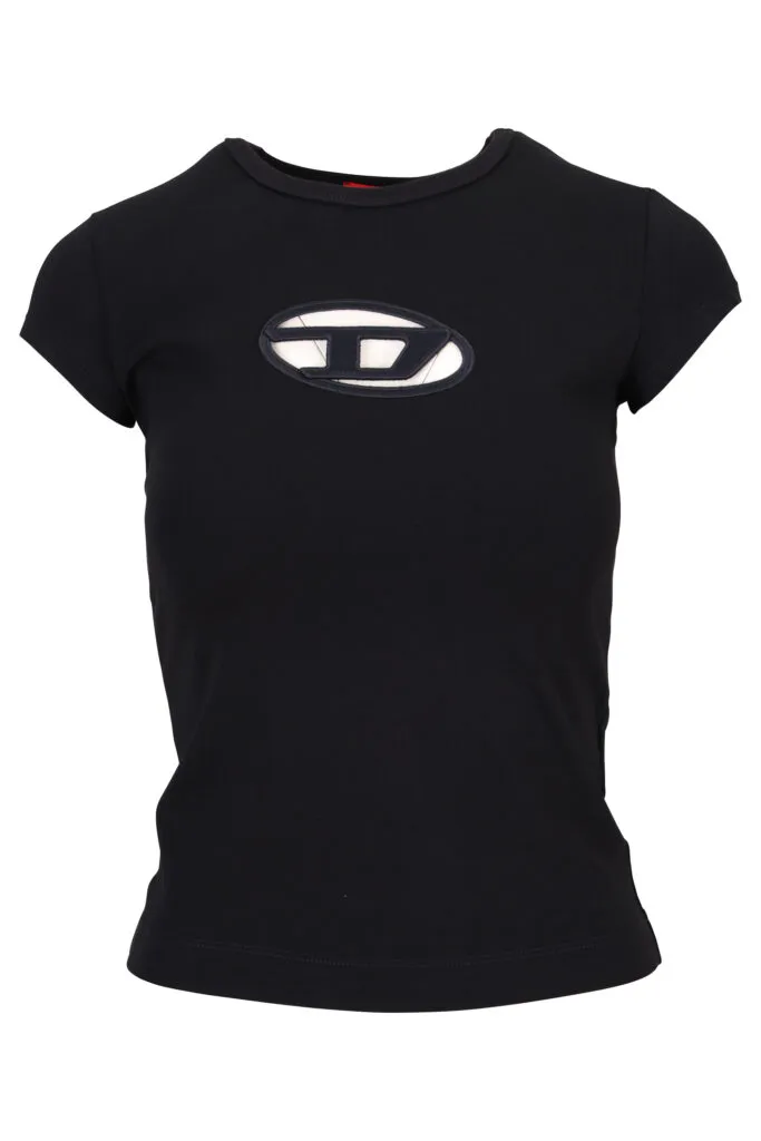 CAMISETA NEGRA CON MINILOGO 