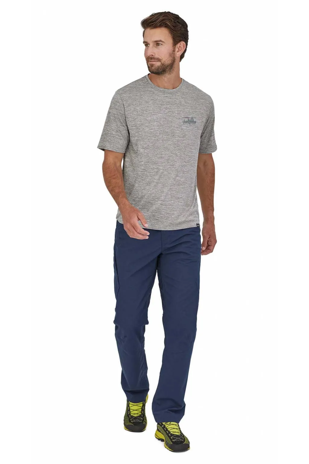 Camiseta Patagonia Hombre Capilene Cool Daily Graphic 45235 Feather Grey