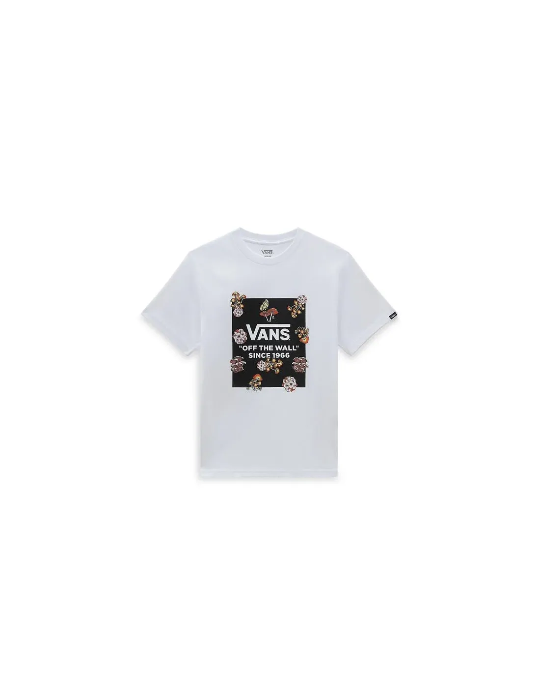 Camiseta Vans Fungi Box Fill Blanco Niño