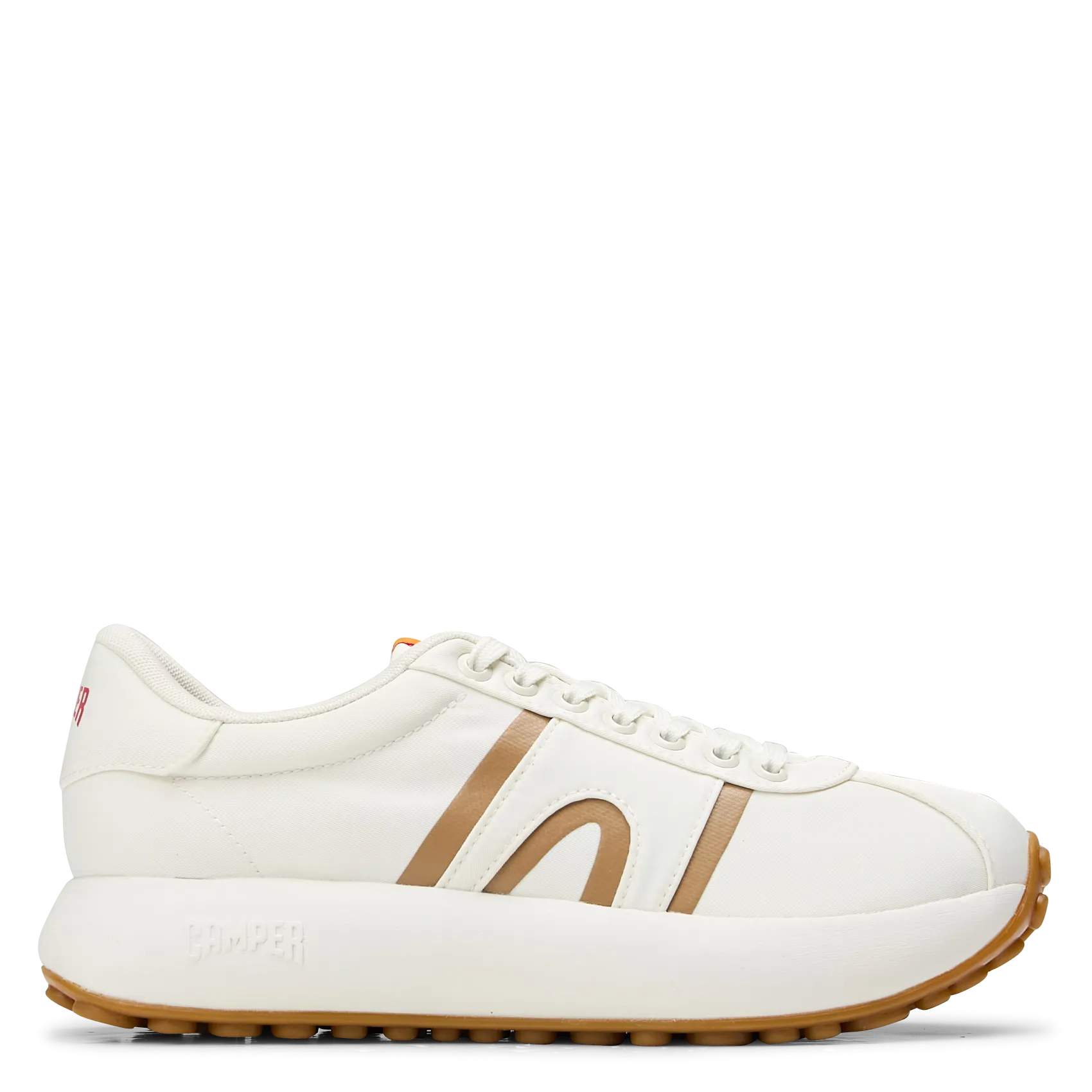 CAMPER PELOTAS ATHENS  ZAPATILLAS BAJAS DE TELA EN BLANCO