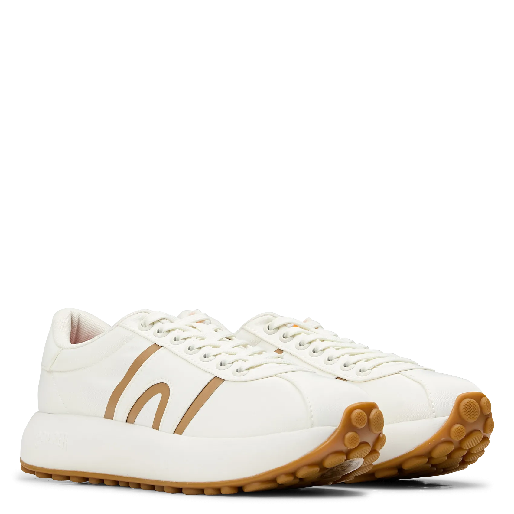 CAMPER PELOTAS ATHENS  ZAPATILLAS BAJAS DE TELA EN BLANCO