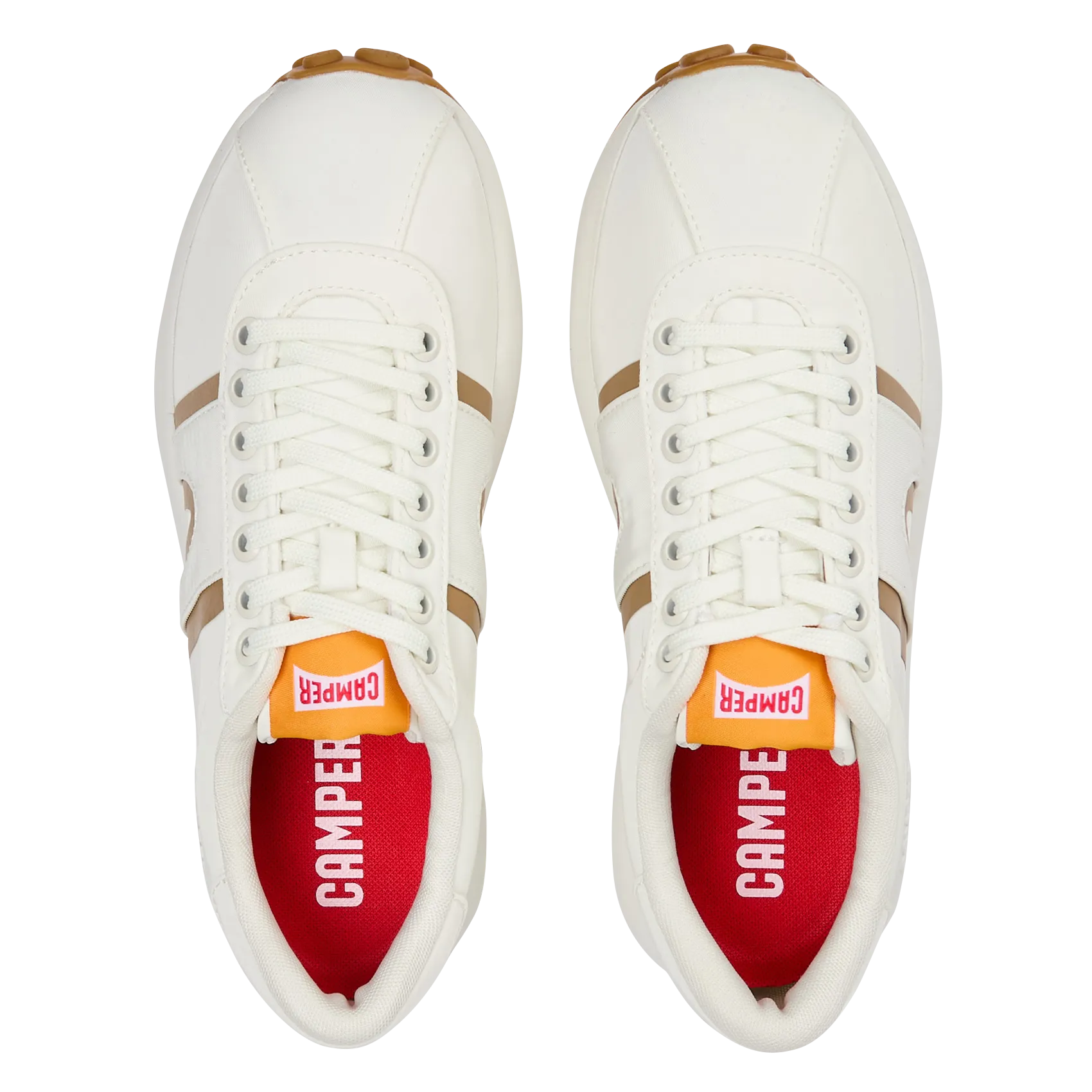CAMPER PELOTAS ATHENS  ZAPATILLAS BAJAS DE TELA EN BLANCO