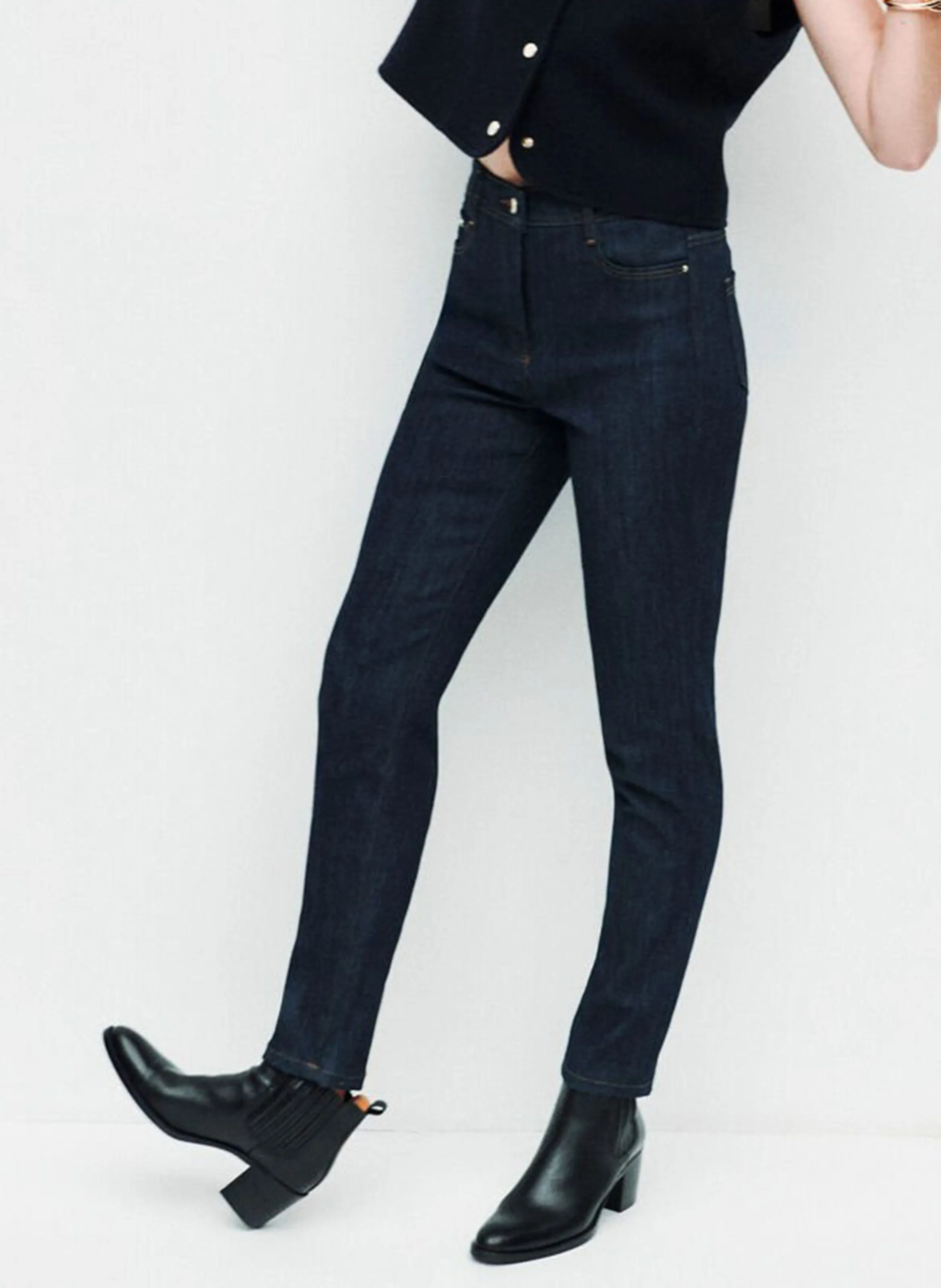 CAROLL TONY  PANTALóN SLIM DE MEZCLA DE ALGODóN EN AZUL
