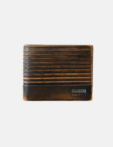 CARTERA STAGGER RFID 2 IN 1  BLACK/BROWN