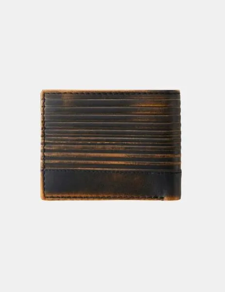 CARTERA STAGGER RFID 2 IN 1  BLACK/BROWN