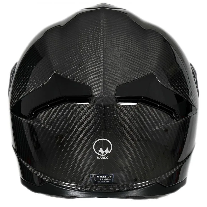 CASCO DE MOTO INTEGRAL VINTAGE MCARBON  MâRKö