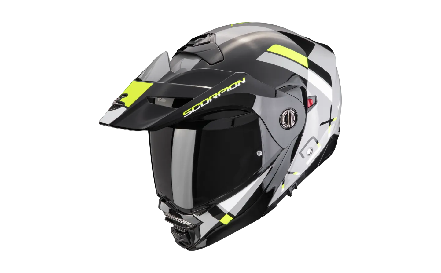 CASCO SCORPION ADX 2 GALANE GRIS AMARILLO NEON |89455290|
