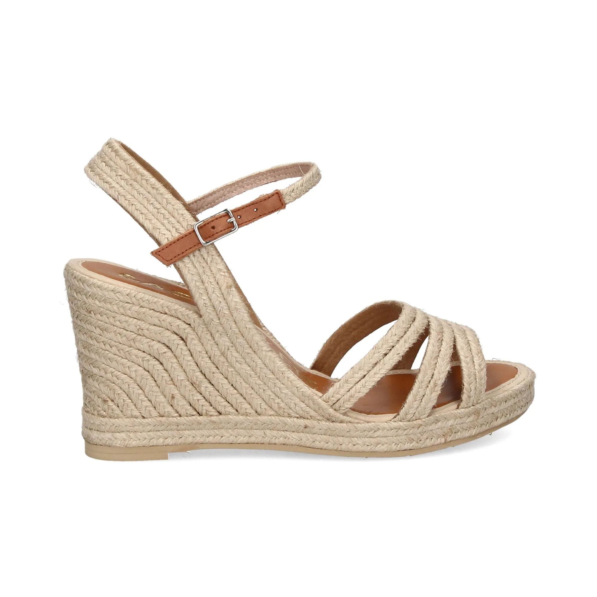 CASTELLER Sandalias cuña de Mujer NATURAL
