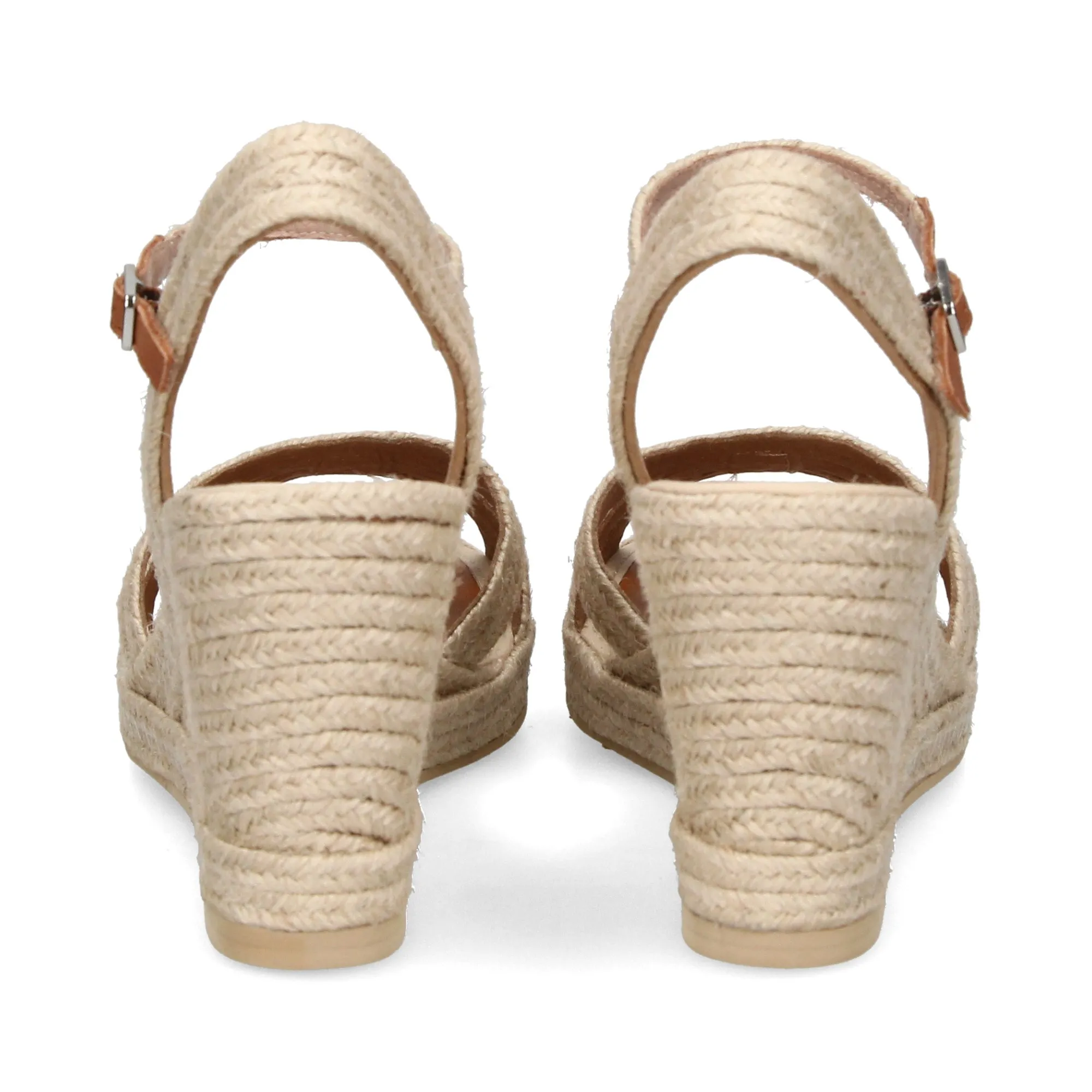 CASTELLER Sandalias cuña de Mujer NATURAL