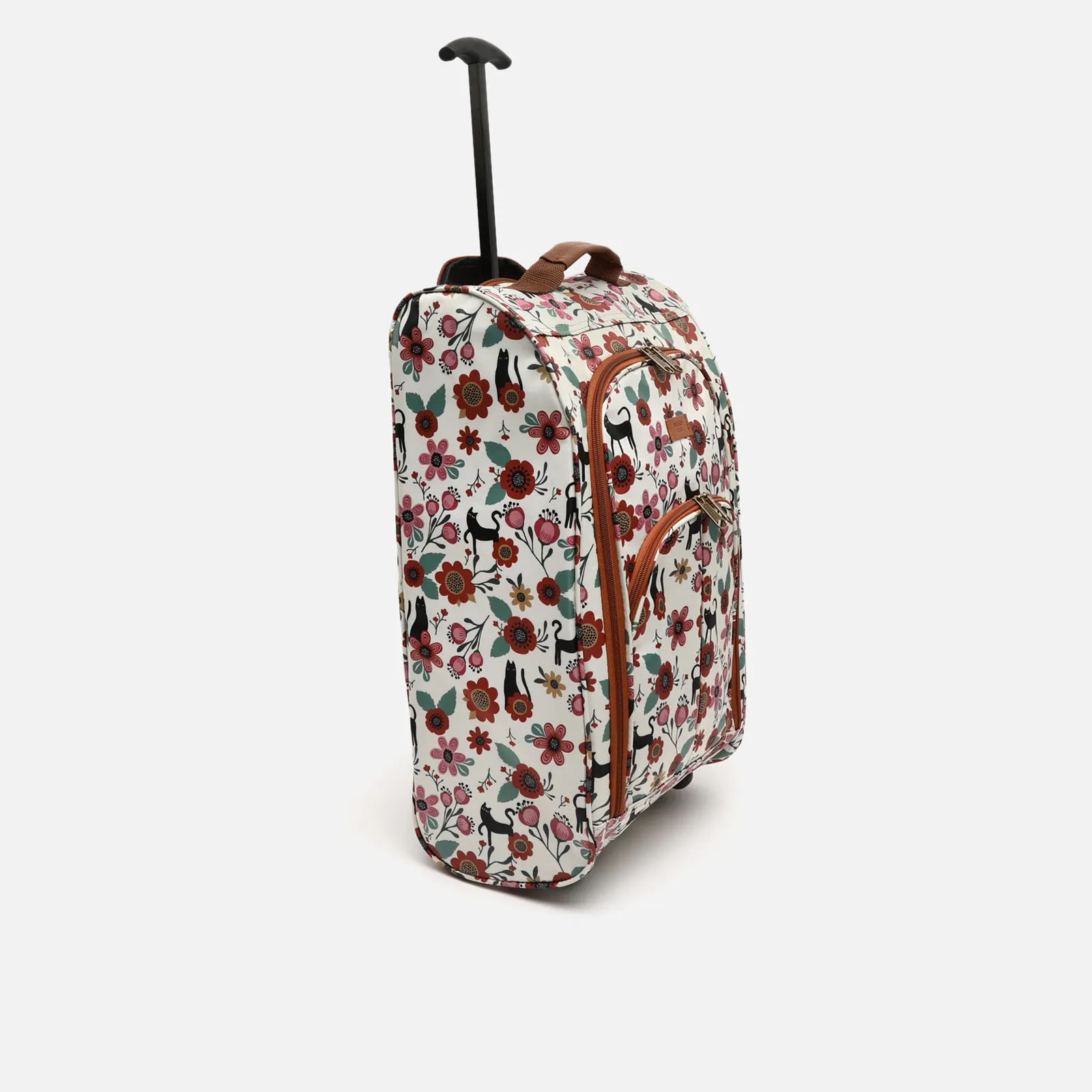 Catflor maleta pequea plegable estampada