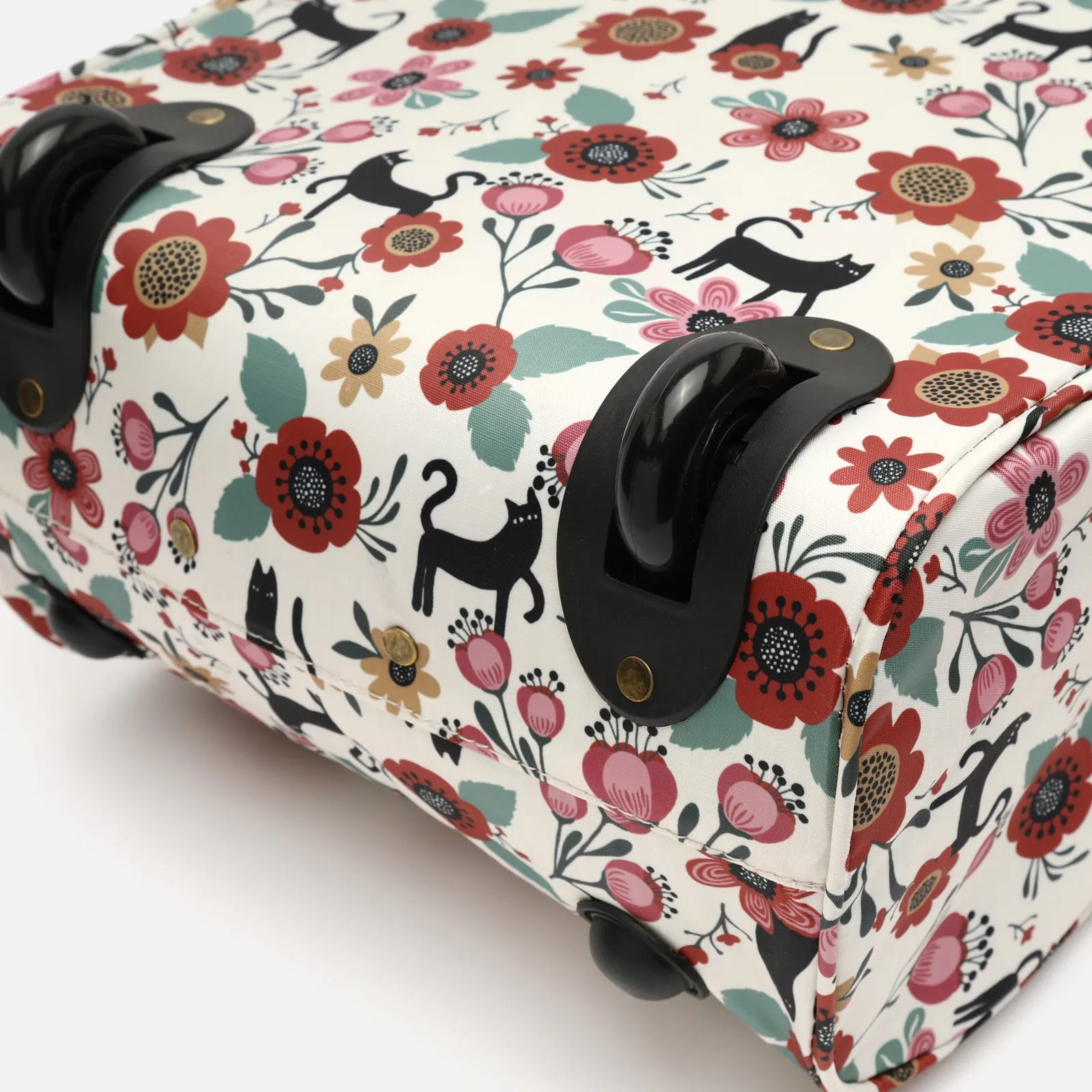 Catflor maleta pequea plegable estampada