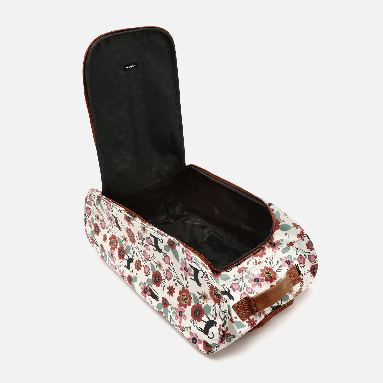 Catflor maleta pequea plegable estampada
