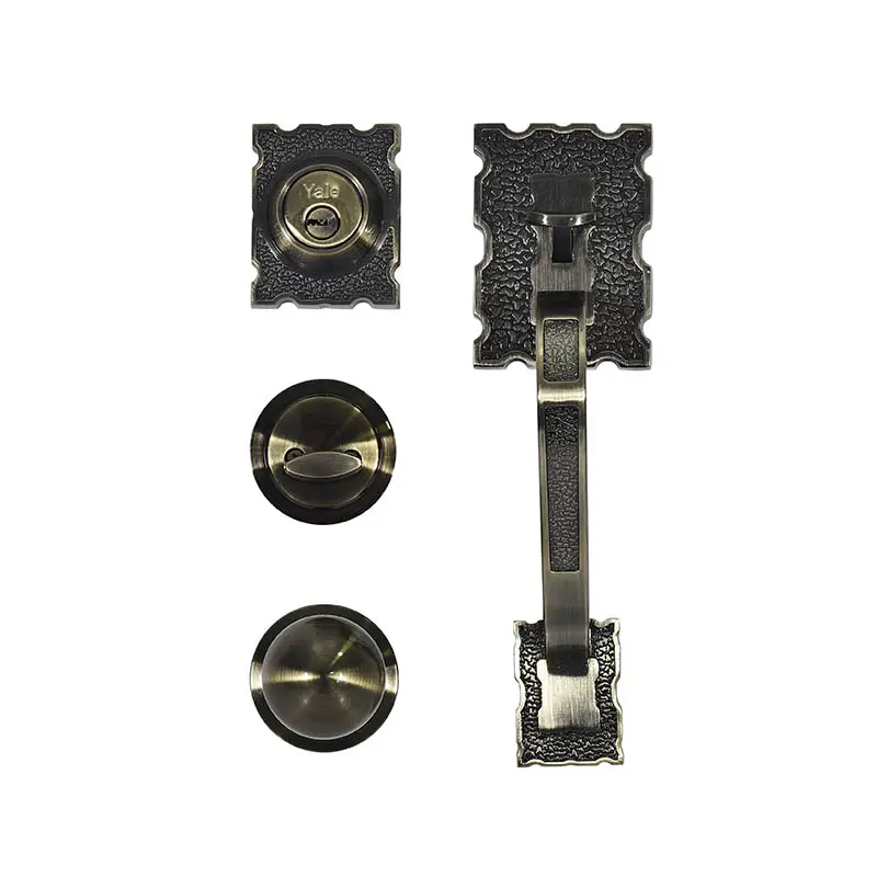 Cerradura de Gatillo Yale CARIBE 87552 LATÓN ANTIGUO
