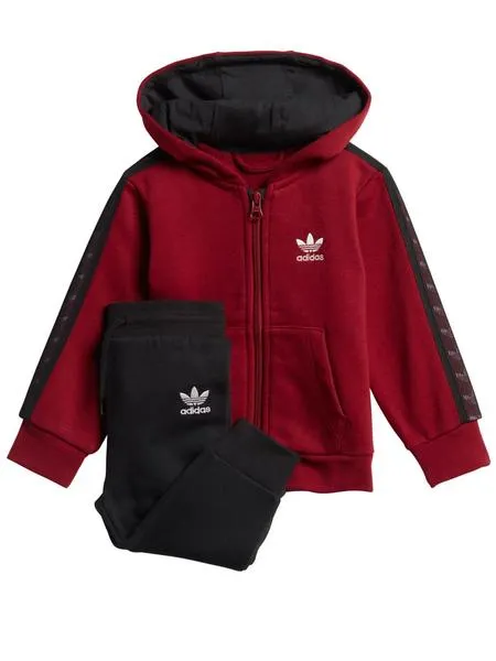 chandal adidas hoodie granate niño