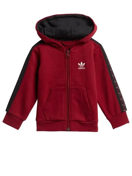 chandal adidas hoodie granate niño
