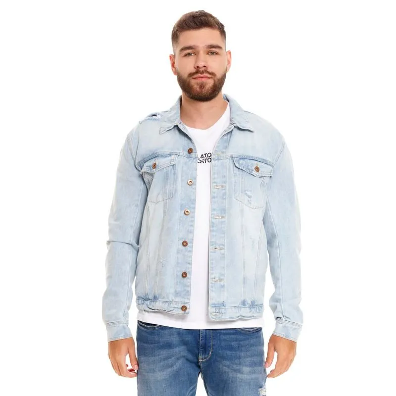 Chaqueta Casual Para Hombre Fun Denim   Pilatos