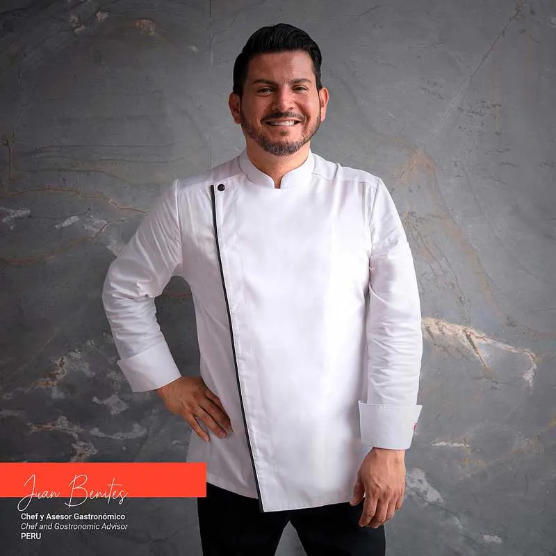 CHAQUETA CHEF ATON DE ALGODóN EGIPCIO  GASTROCHEF