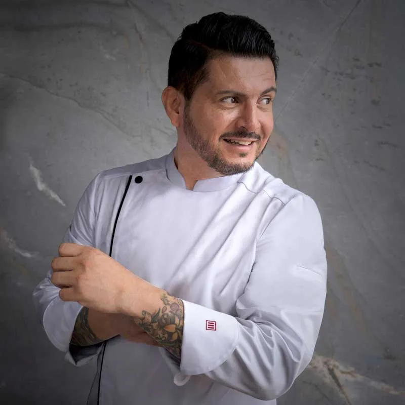 CHAQUETA CHEF ATON DE ALGODóN EGIPCIO  GASTROCHEF