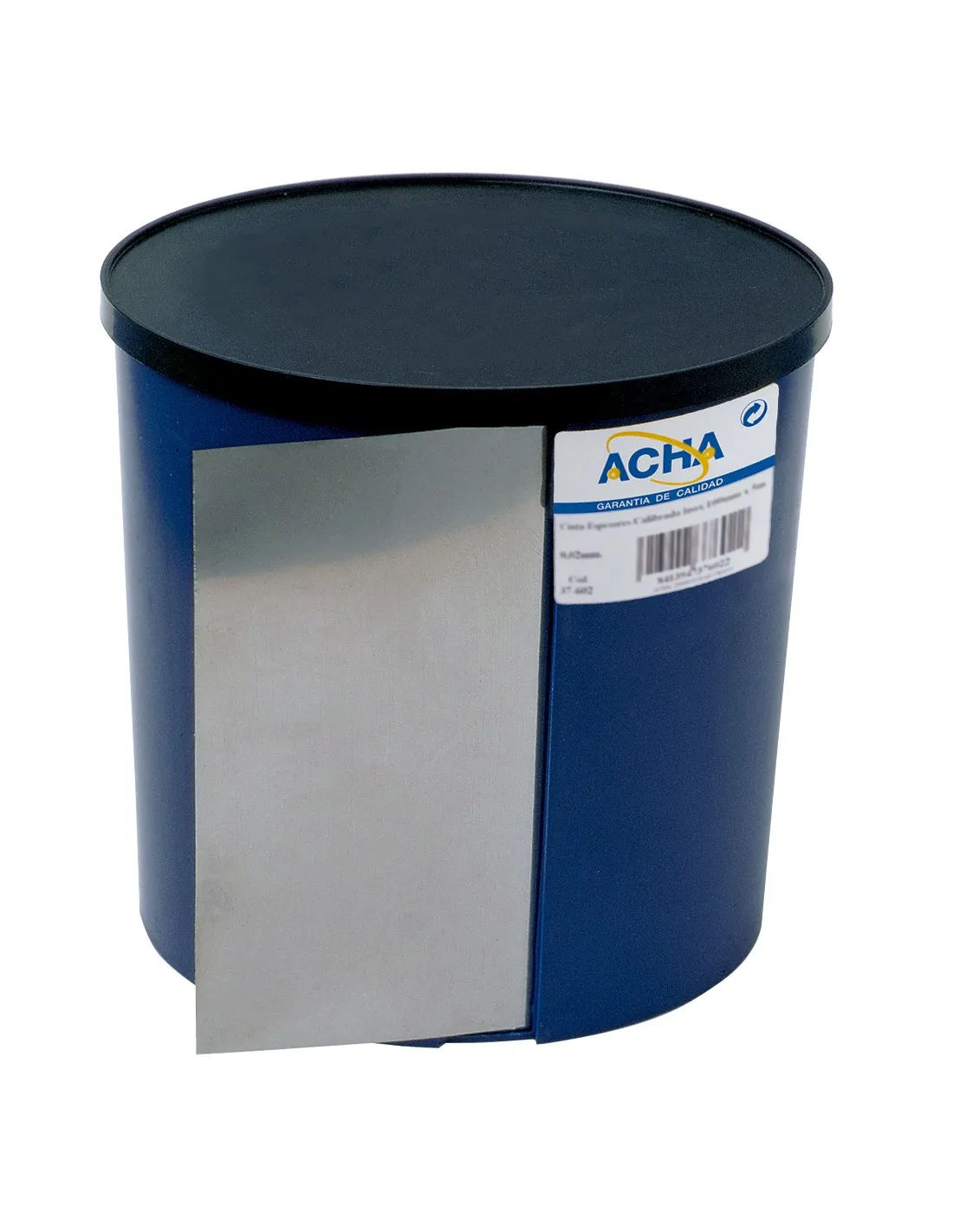 Cinta de espesores calibrada de acero Inox. 5m x 150mm 0,20mm