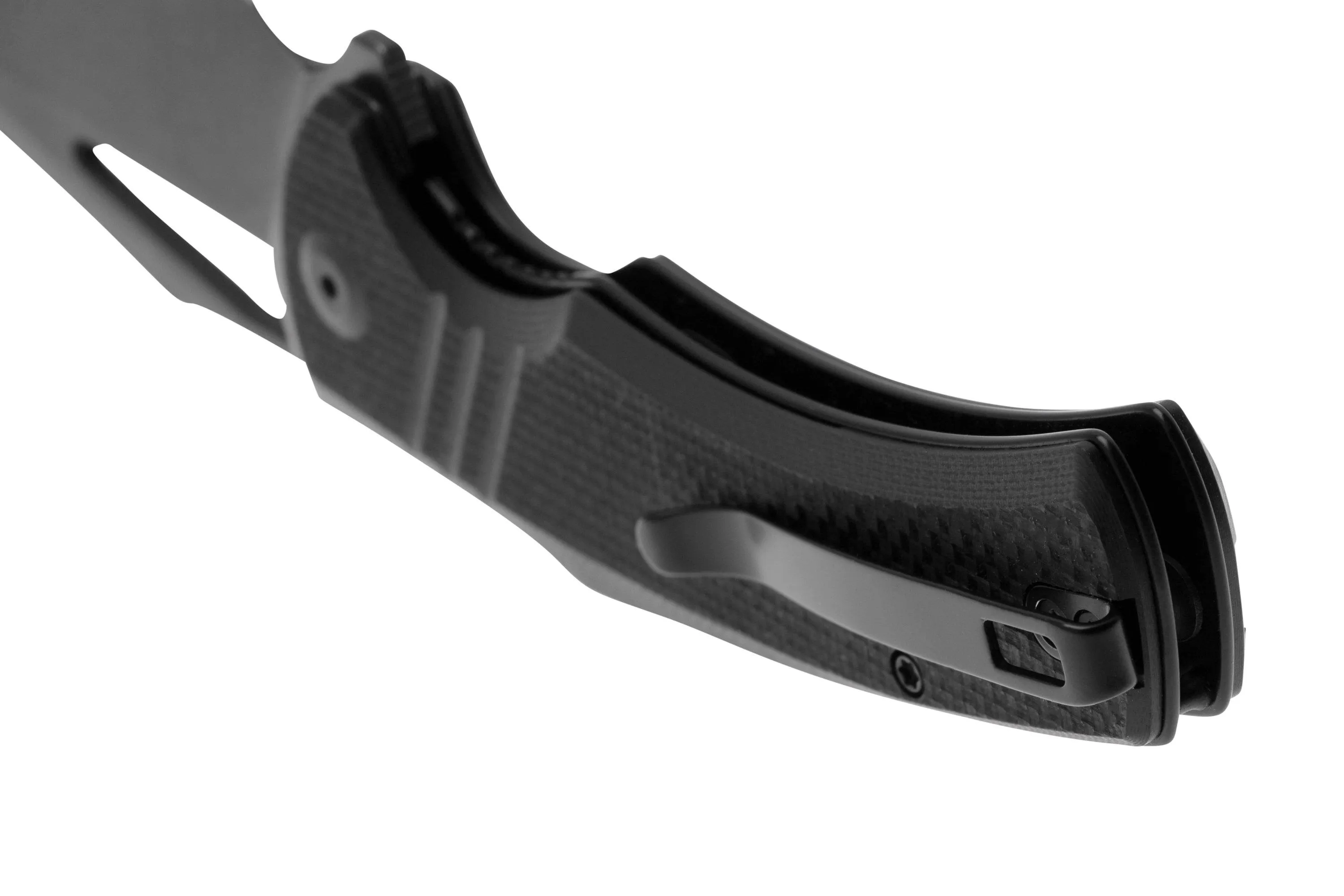 CIVIVI BULLTUSK C230171 BLACKWASHED SANDVIK 14C28N, BLACK COARSE G10, NAVAJA