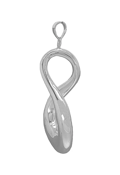 COLGANTE DE PLATA BUCLE DE MOEBIUS 037_S1703