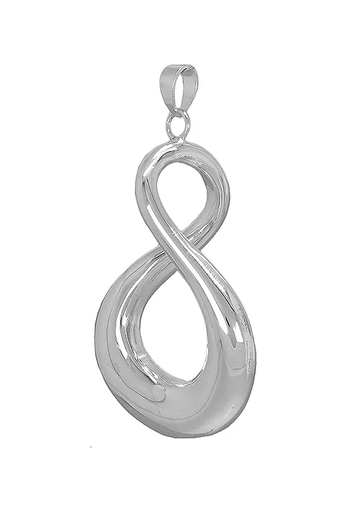 COLGANTE DE PLATA BUCLE DE MOEBIUS 037_S1703