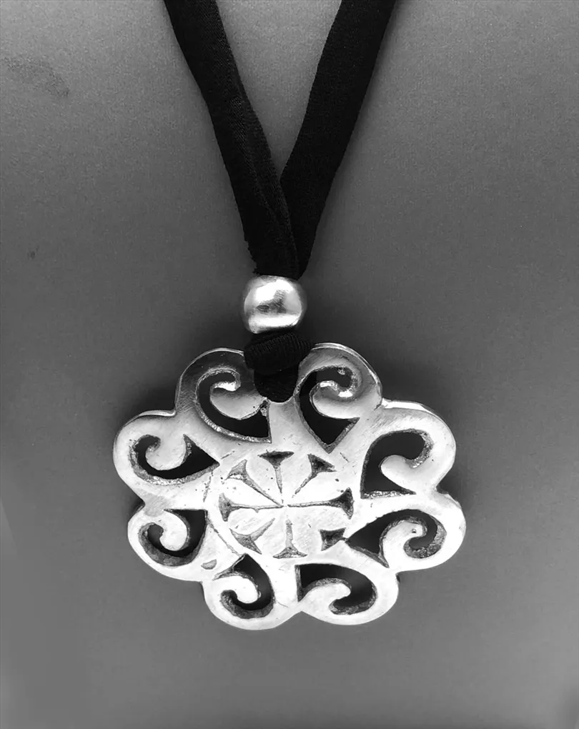 COMPRAR COLLARES MUJER LARGOS CON COLGANTE PLATA MANDALAS