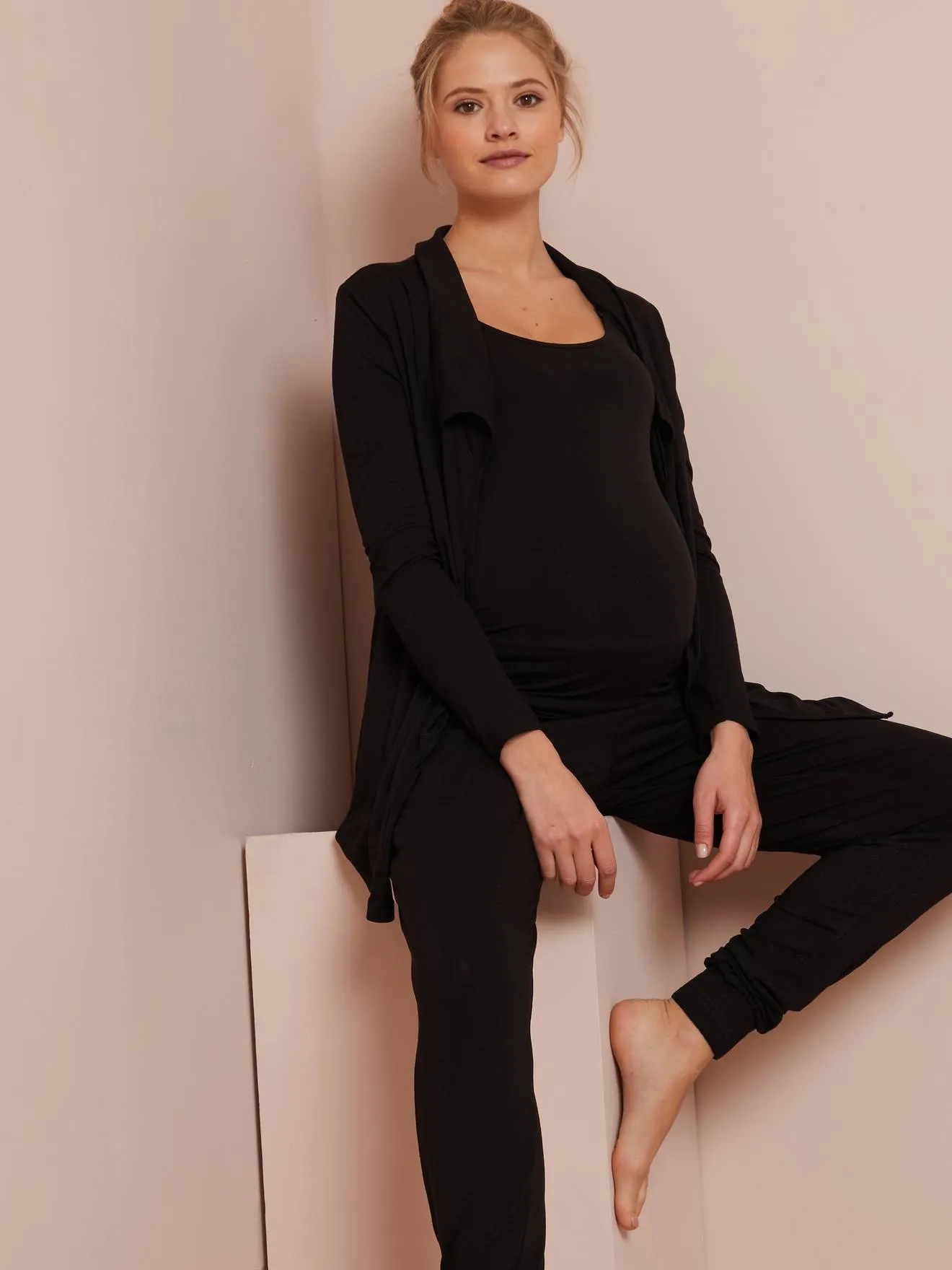 Conjunto de 3 prendas evolutivo homewear de embarazo
