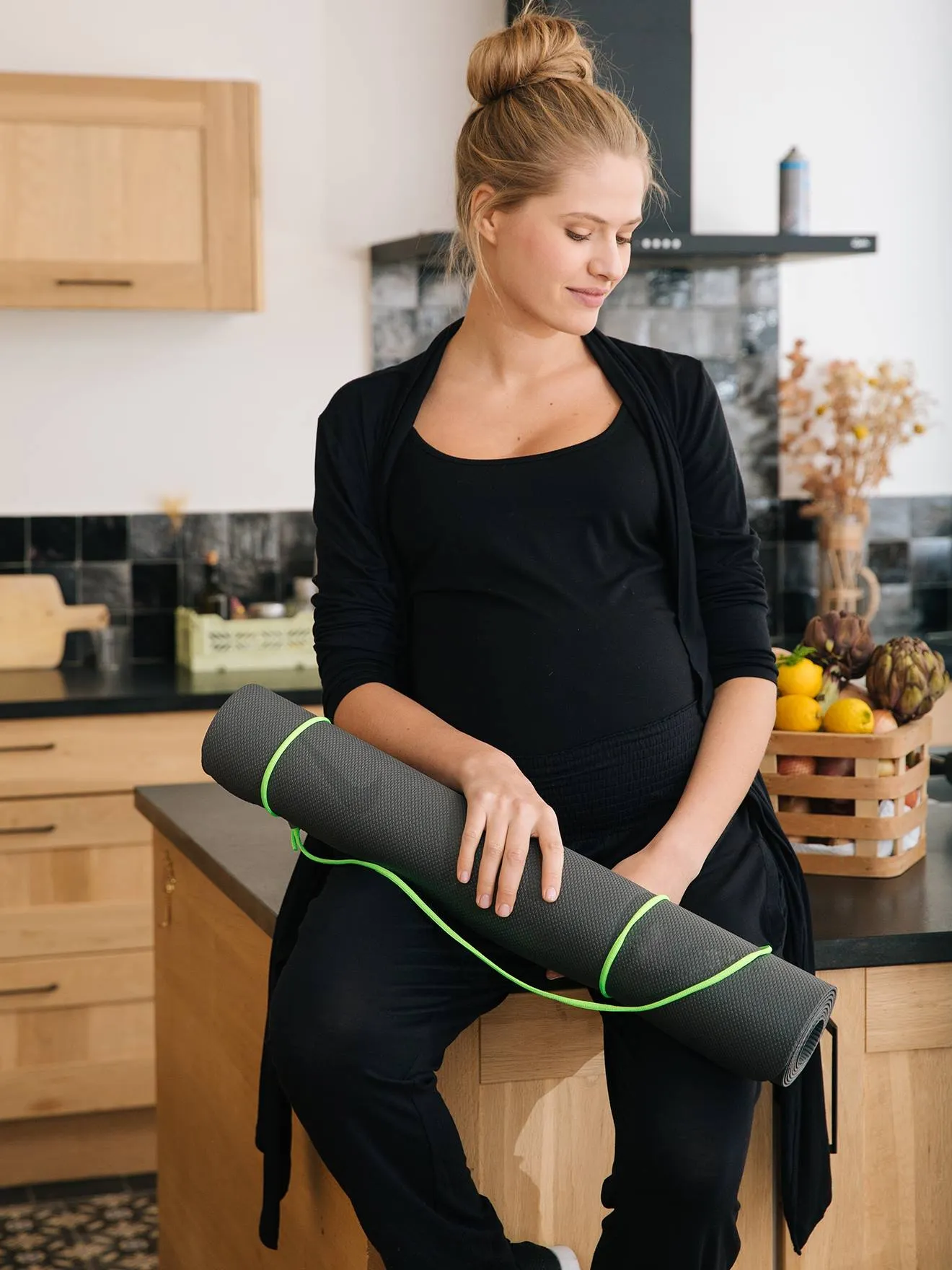 Conjunto de 3 prendas evolutivo homewear de embarazo
