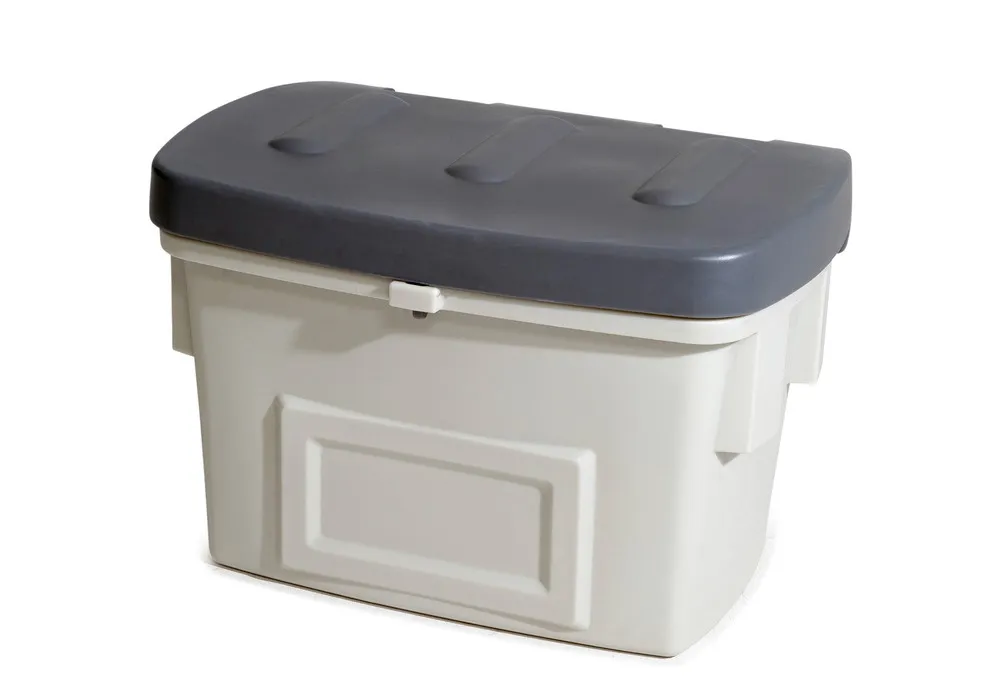 Contenedor universal tipo UB 400 en polietileno (PE), volumen 400 litros, tapa naranja