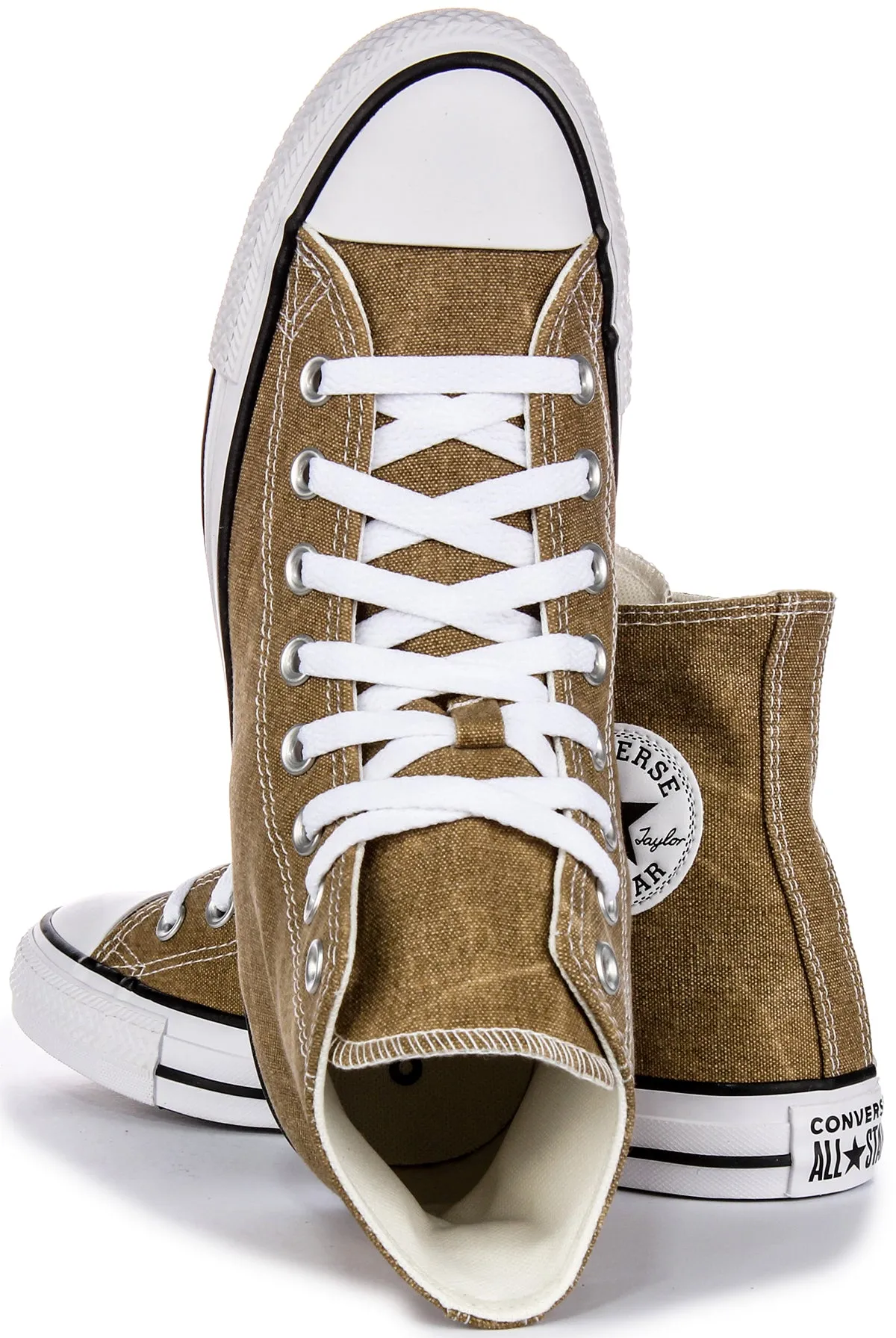 Converse Chuck Taylor All Star Washed C Zapatillas de tela en marrón claro
