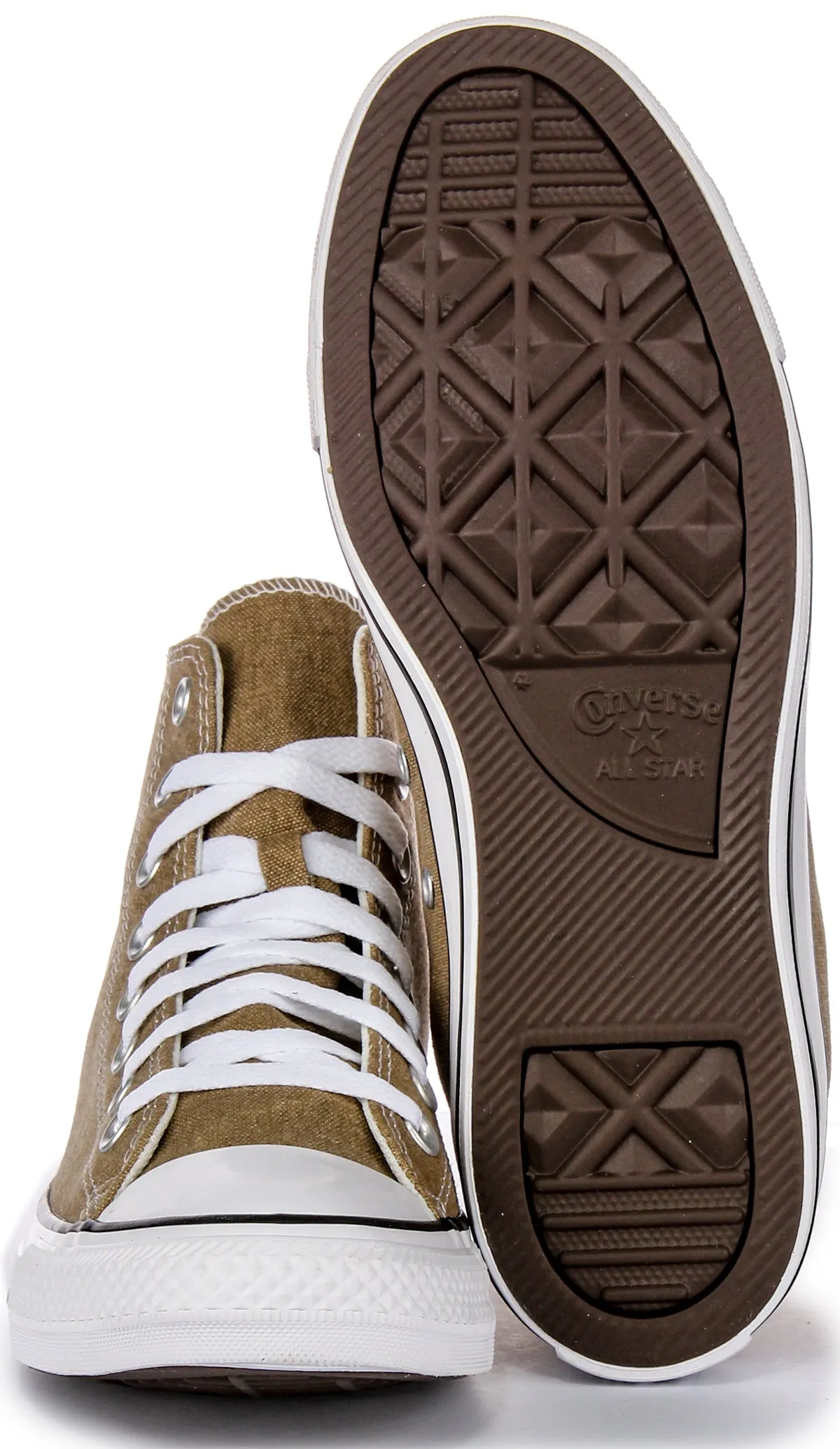 Converse Chuck Taylor All Star Washed C Zapatillas de tela en marrón claro