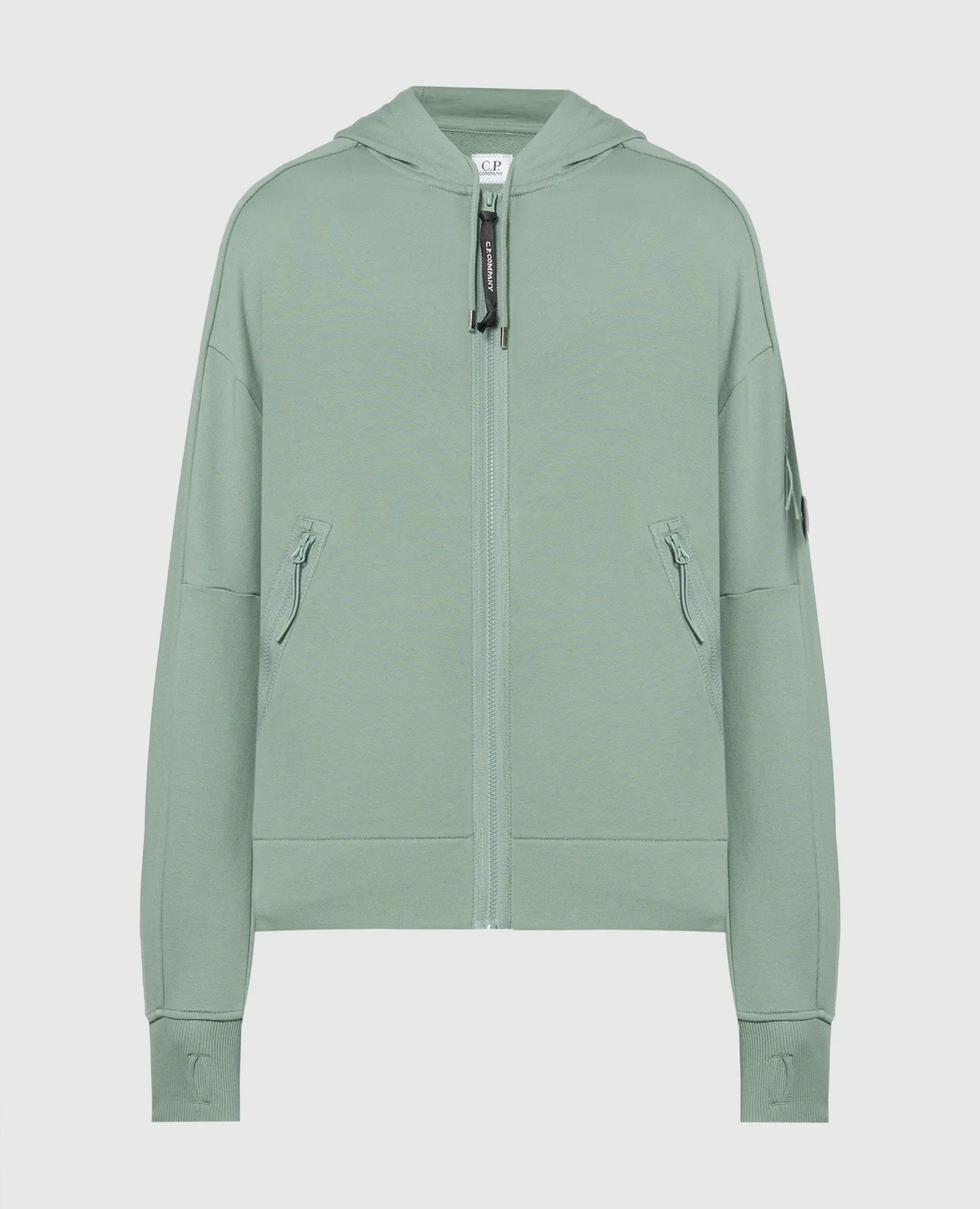 C.P. Company Green sports jacket with a logo