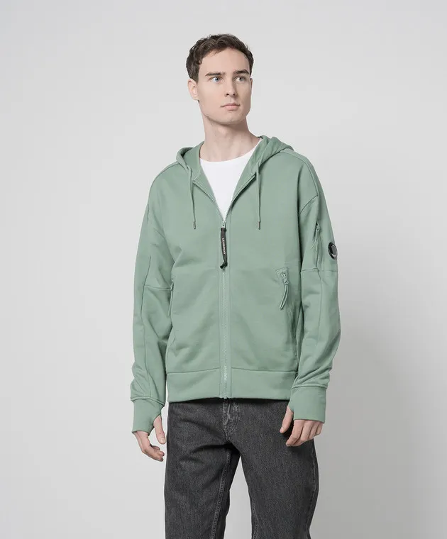 C.P. Company Green sports jacket with a logo