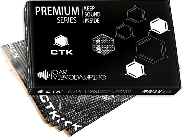 CTK PREMIUM 2.2  HOJA DE ABSORCIóN DE IMPACTOS PARA AUTOMóVIL CON INSONORIZACIóN 500 * 370 16 PIEZAS