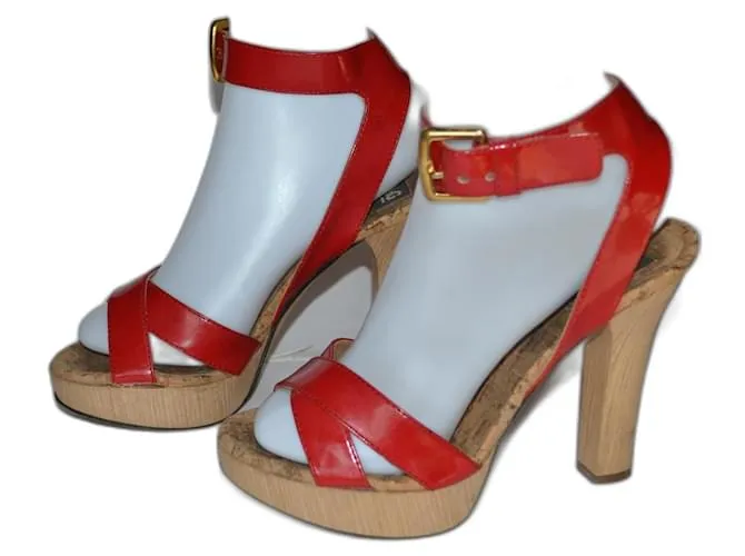 D&G sandalias Roja 