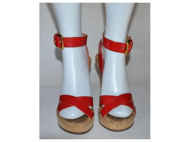 D&G sandalias Roja 