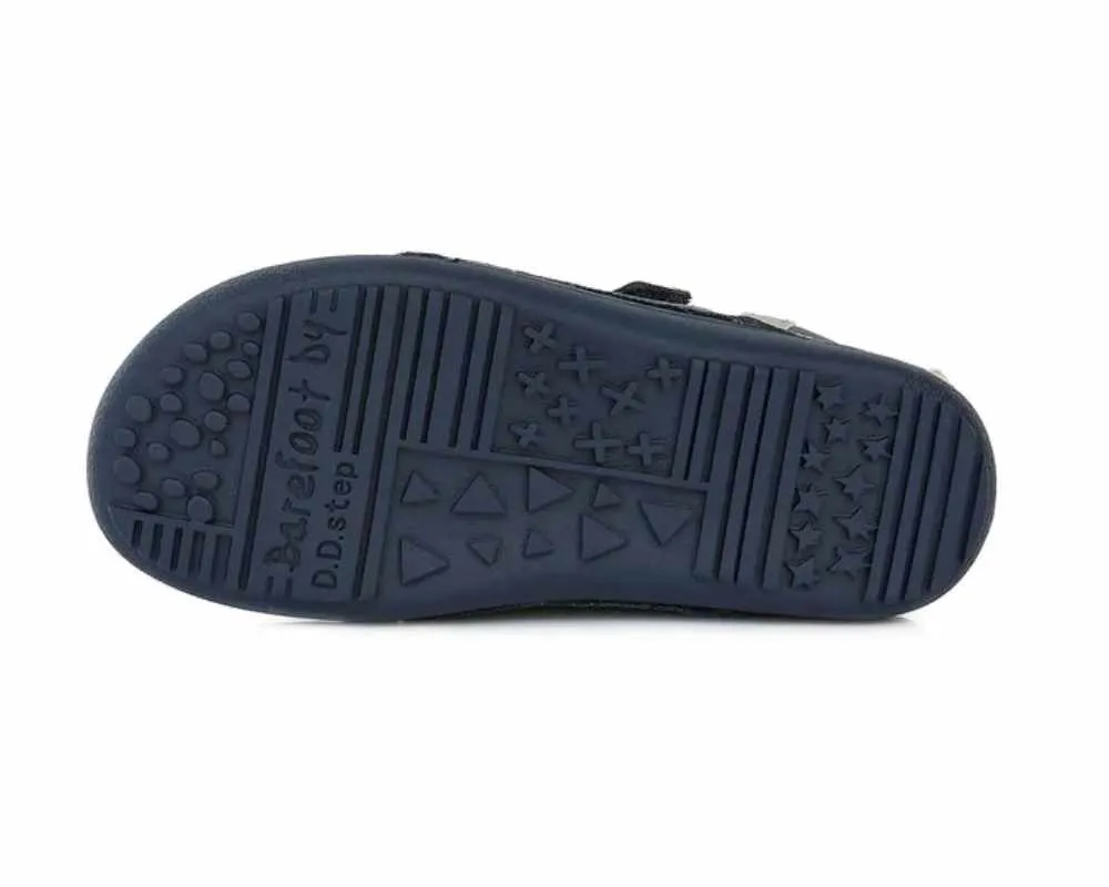 D.D.Step Zapatos Respetuosos Reflectantes Azul Marino