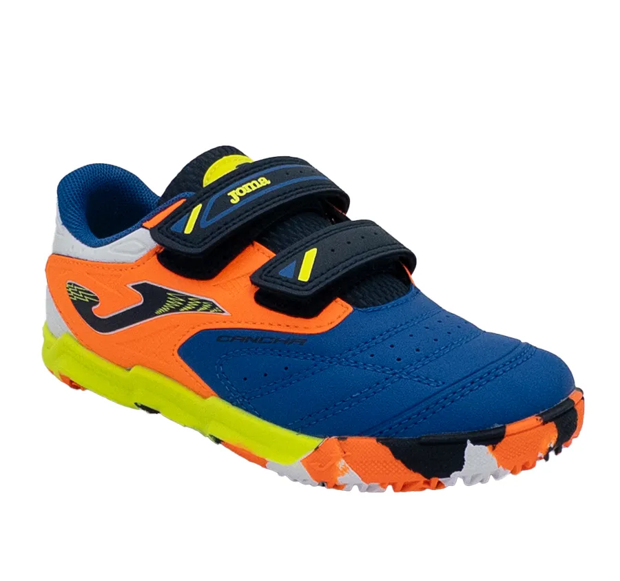 DEPORTIVO JOMA CAJW2304INV  FÚTBOL SALA CANCHA JR DOBLE VELCRO PARA NIÑOS ROYAL/NARANJA 28068