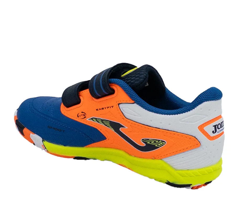 DEPORTIVO JOMA CAJW2304INV  FÚTBOL SALA CANCHA JR DOBLE VELCRO PARA NIÑOS ROYAL/NARANJA 28068