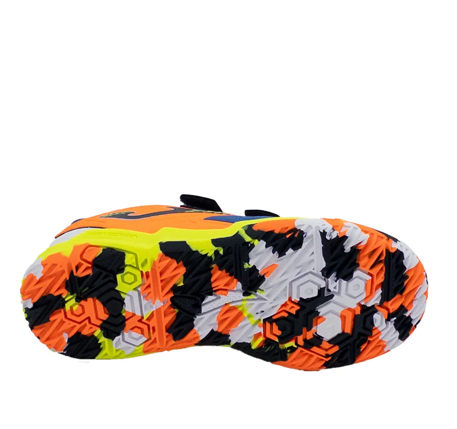 DEPORTIVO JOMA CAJW2304INV  FÚTBOL SALA CANCHA JR DOBLE VELCRO PARA NIÑOS ROYAL/NARANJA 28068
