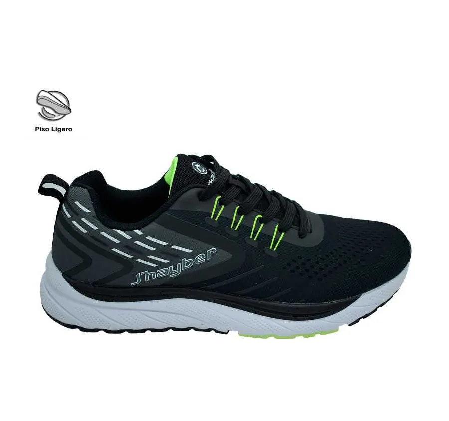 DEPORTIVO J´HAYBER ZA450306 RAMIN LIGERO REJILLA NEGRO RUNNING PARA HOMBRE PLANTILLA EXTRAÍBLE 27548