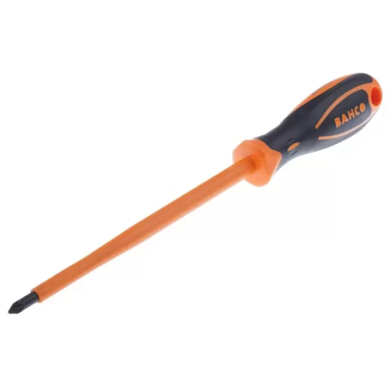 DESARMADOR DE PUNTA POZIDRIV AISLADO 1000V PZ2X175MM 816VDE2175 BAHCO