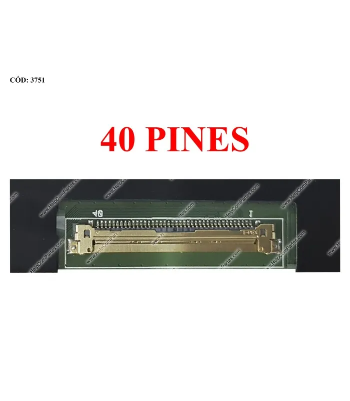DISPLAY/TOUCH 14.0" 40PIN WLED SLIM FHD (1920X1080) MATTE 60HZ IPS TS I²C EDP VCD SEG. /D BRACKET AL BORDE
