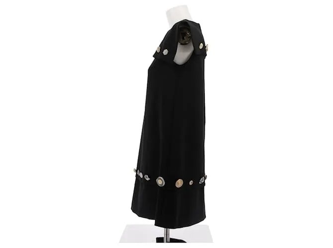 DOLCE & GABBANA Vestidos T.IT 44 Lana Negro 